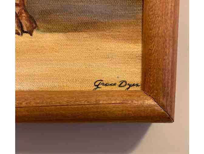 BUY A CHANCE TO WIN! - Dachshund Painting by Grace Dyer - Gatlinburg TN artist!