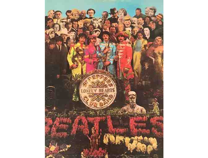Vintage 1967 LP Record The Beatles Sgt Peppers Lonely Hearts Club Band Record