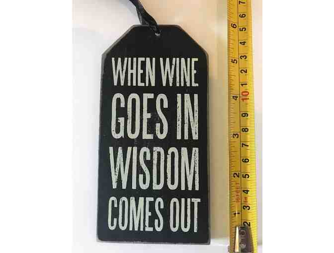 Party Decor - Wine Bottle Gift Tag