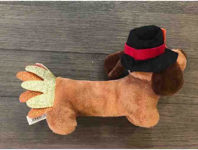 Thanksgiving dachshund toy