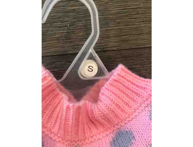 Pink Pet Sweater - Size SMALL