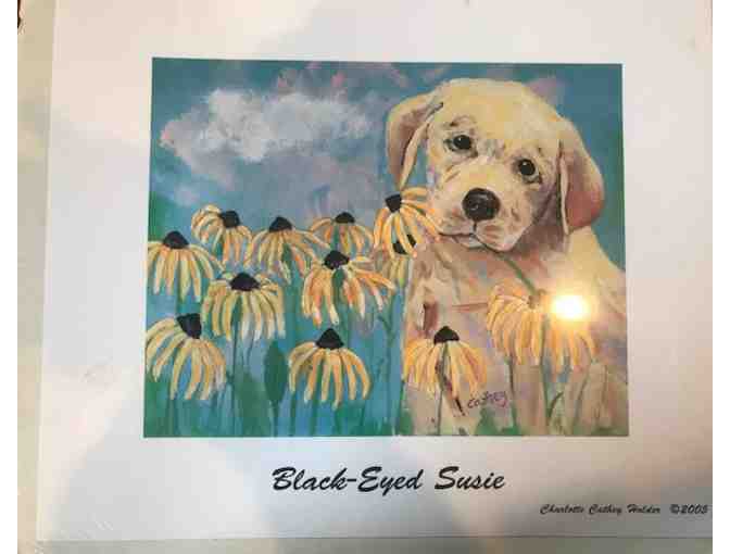 Black-Eyed Susie - 2005 Charlotte Cathey Holder Print