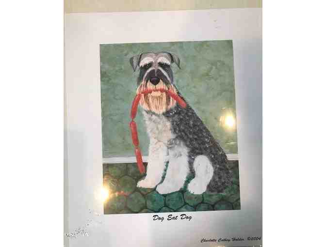 Dog Eat Dog - 2004 Charlotte Cathey Holder Print