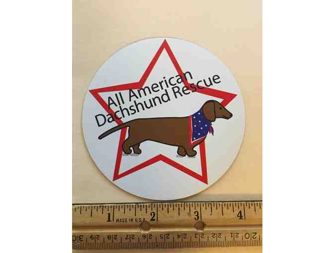 4" All American Dachshund Rescue (AADR) Magnet | Cars, Trucks, Refrigerators - Photo 2