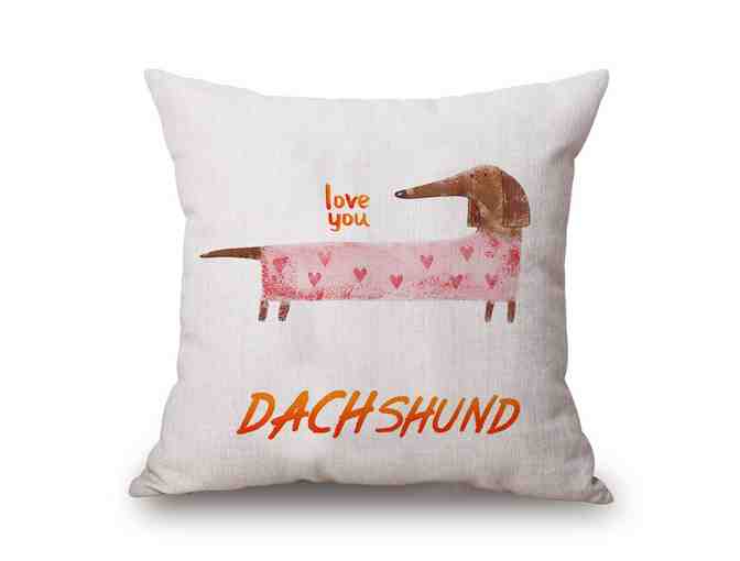 Pillow Covers!  Set of TWO Dachshund Pillow Covers suitable for every decor!