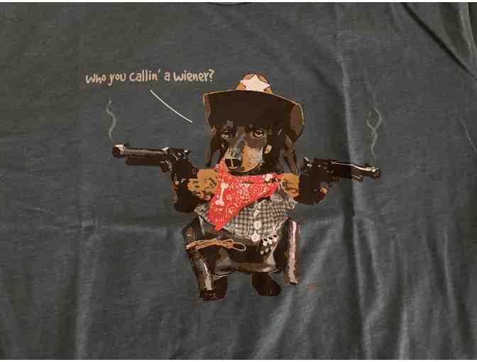 Tee Shirt - Who you callin' a wiener? crew neck tee shirt - Size XL