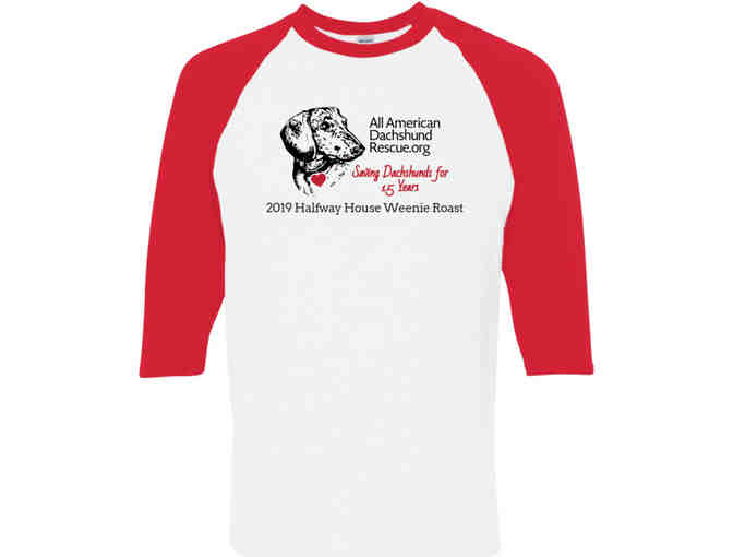 Halfway House 2019 Weenie Roast Baseball T-shirt!  EXTRA LARGE ~~ Unisex cut ~100% cotton - Photo 1