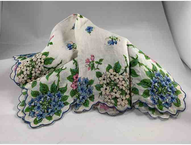 Bandanna's - Four (4) Vintage Handkerchiefs / Bandanna's for 8' - 9' dog neck