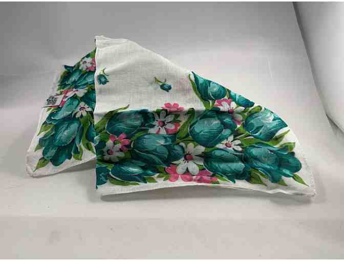 Bandanna's - Four (4) Vintage Handkerchiefs / Bandanna's for 8' - 9' dog neck