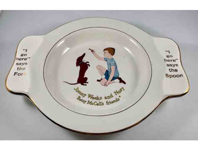 Toddler Dish!  Vintage Jimmy Weeks and Nosy - Betsy McCall's Friends Dish