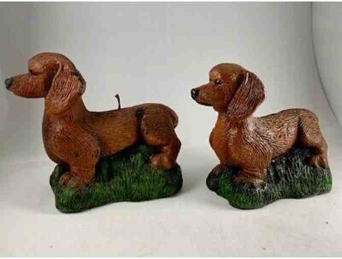 Candles!  TWO Dachshund  Candles from 1987 - Very unique! - Photo 3