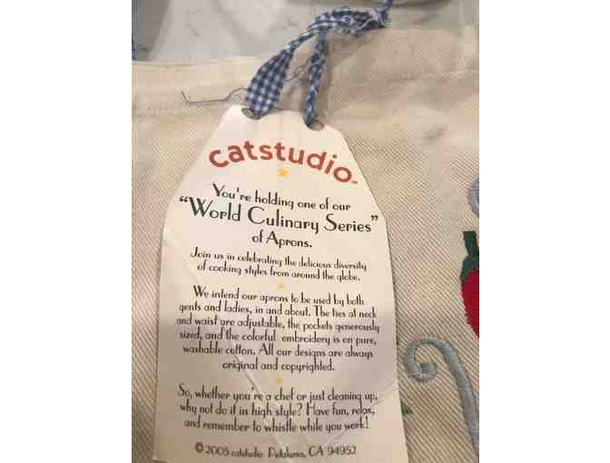 Embroidered Apron by CatStudio