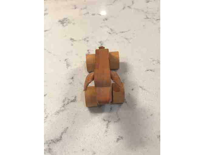 Wood dachshund figurine/toy