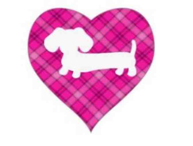 Doxie Heart Shaped Stickers/Envelope Seals