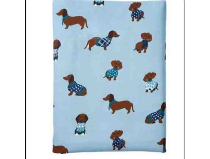 4 Piece QUEEN Microfiber Sheet Set - Doxie Themed - Photo 1