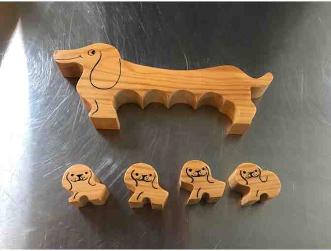 Wood doxie puzzle