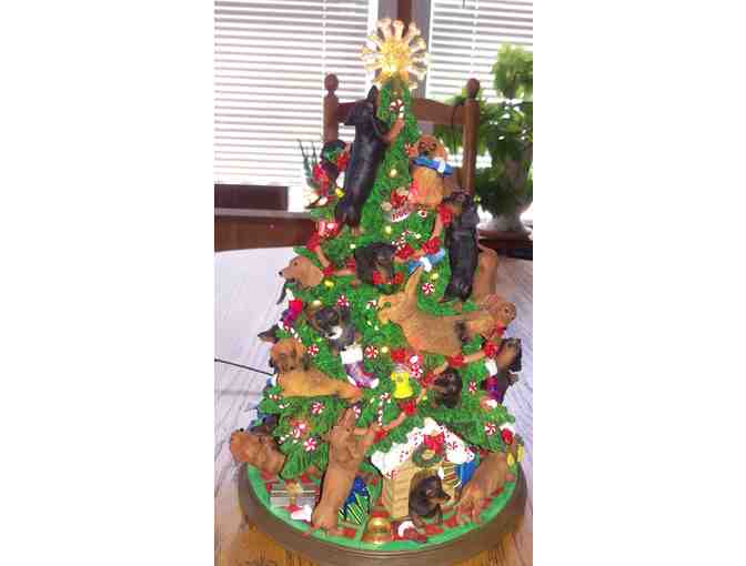 BUY A CHANCE TO WIN-Retired Danbury Mint Dachshund Christmas Tree! (ONLY 50 tickets)