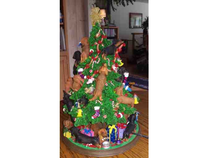 BUY A CHANCE TO WIN-Retired Danbury Mint Dachshund Christmas Tree! (ONLY 50 tickets)