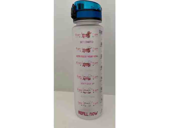 Premium Infuser Water Bottle - Dachshund!! Reminder to drink water! - MISSING WRIST STRAP