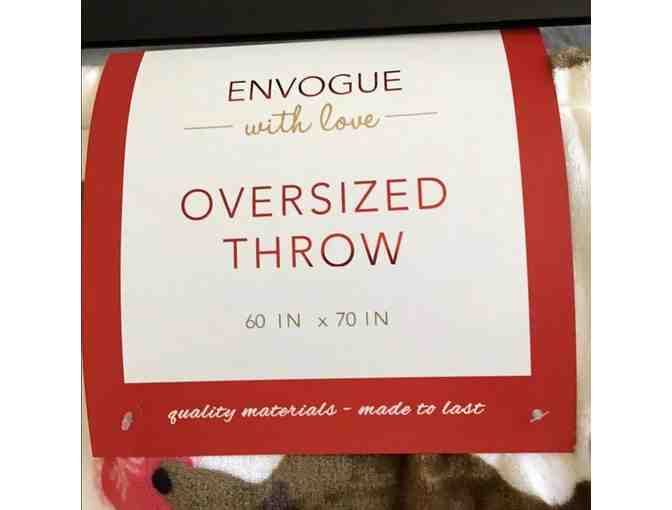 Envogue with Love oversized Throw..Dachshund with hearts