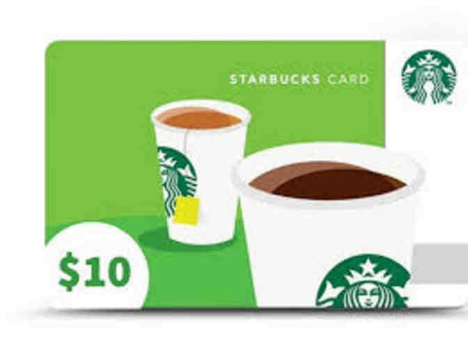 $10.00 Starbucks gift card - Photo 1
