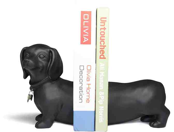 Bookends!! Dachshund bookends!