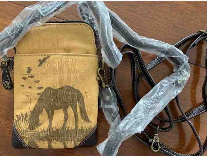 Purse - Chala Crossbody Cell Phone Purse-Women Canvas Handbag with 2 Adjustable Strap
