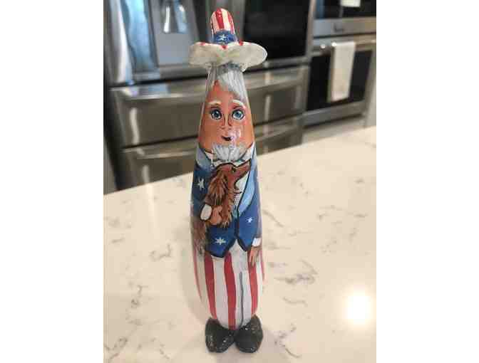 Hand Painted Gourd Figurine