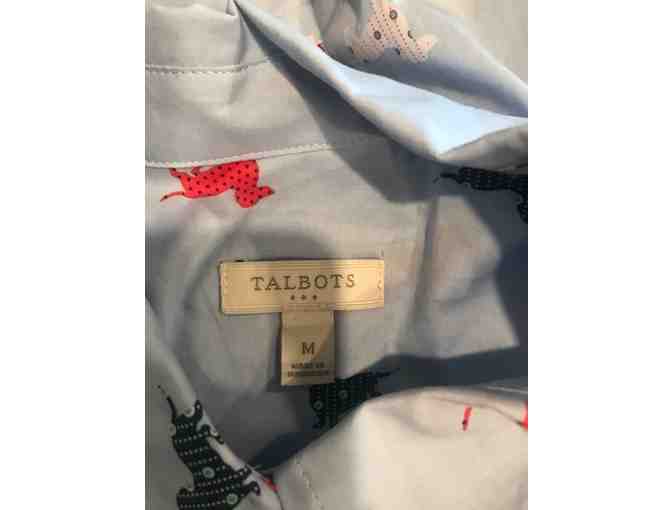 Talbots Womens Button Down Long Sleeve Shirt - Medium