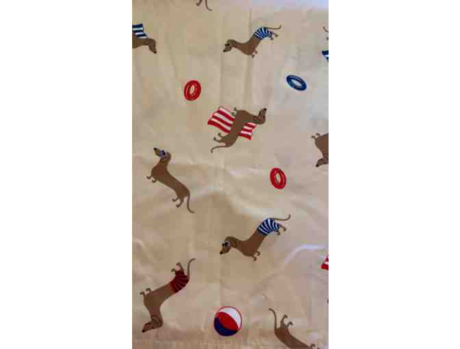 Sheets - 100% Polyester Twin Size Summer Theme Dachshund Sheets - 3 piece set