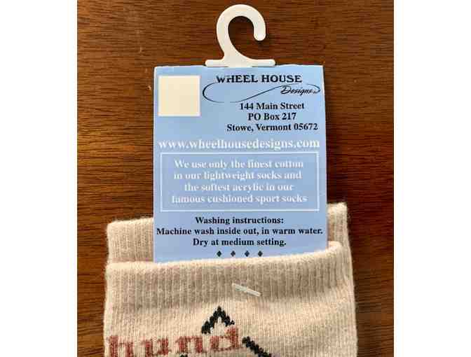 Socks! Wheelhouse brand Beige Dachshund Socks made in the USA! Sock size 9-11 (Medium)