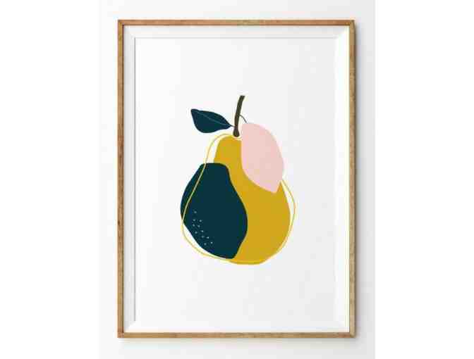 Mustard Pear Botanical Print