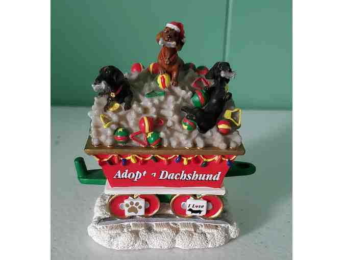 BUY A CHANCE TO WIN-Retired Danbury Mint Dachshund Christmas Train! (ONLY 100 tickets)