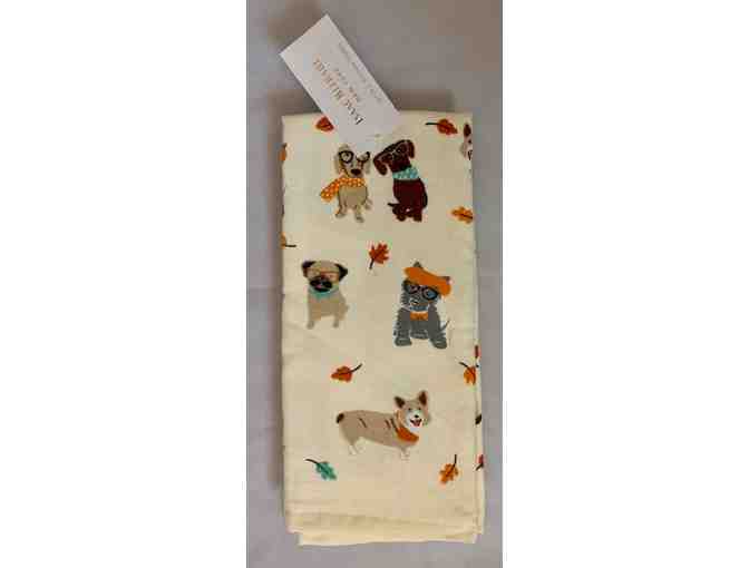 Kitchen Towels - Two (2) 100% Cotton Kitchen Towels with pups!