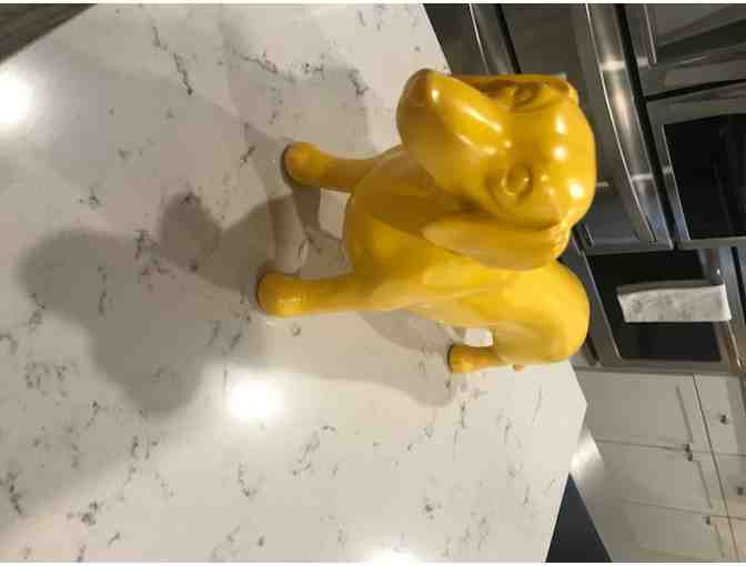 Yellow Dachshund Figurine