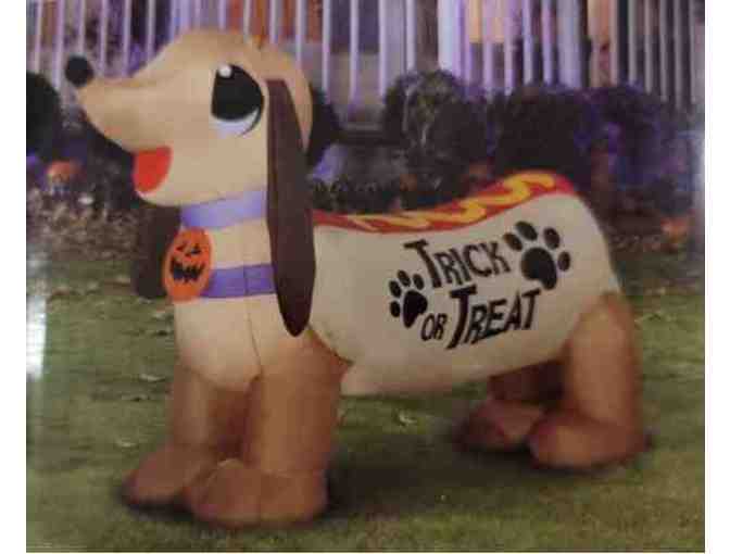 Halloween Trick-or-Treat Hot Dog Inflatable for Your Yard!