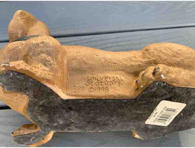 Vtg Brown Dachshund by Universal Statuary - NO 281 - Resin Figurine - 1998