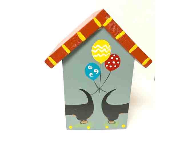 Bird House - Hand Painted 'Doxie' Bird House!