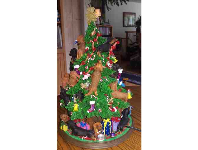 BUY A CHANCE TO WIN-Retired Danbury Mint Dachshund Christmas Tree! (100 tickets)