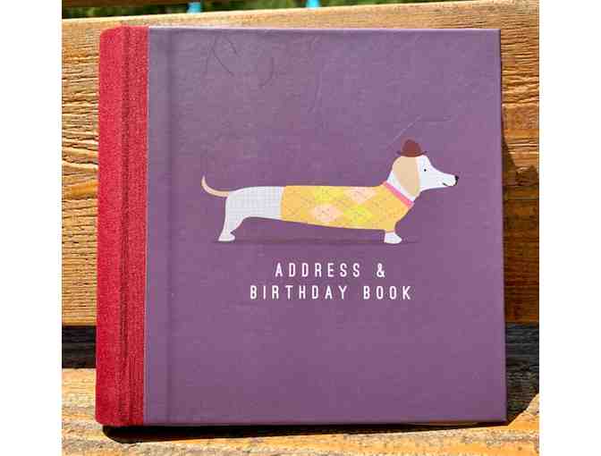 Address and Birthday Book - Dachshund on the Cover!