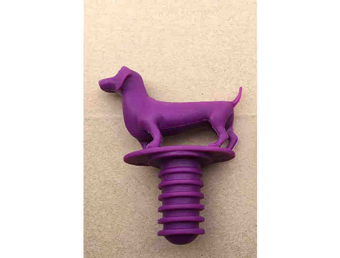 Dachshund Dog Wine Stopper | Silicone Reusable Wine Saver
