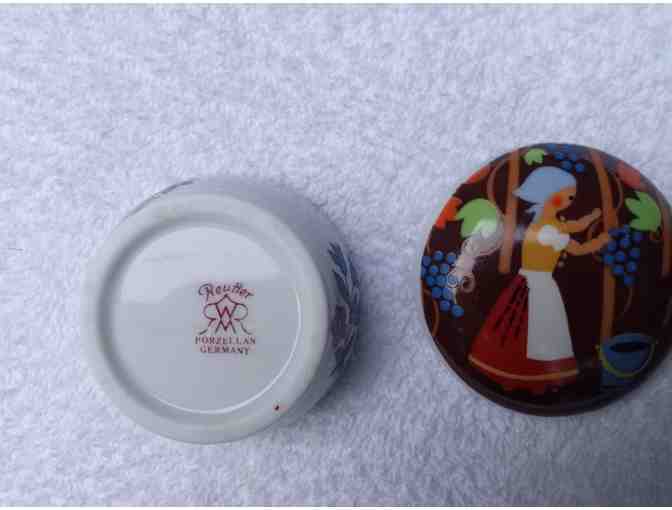 Miniature Reutter Porzellan German Trinket Box