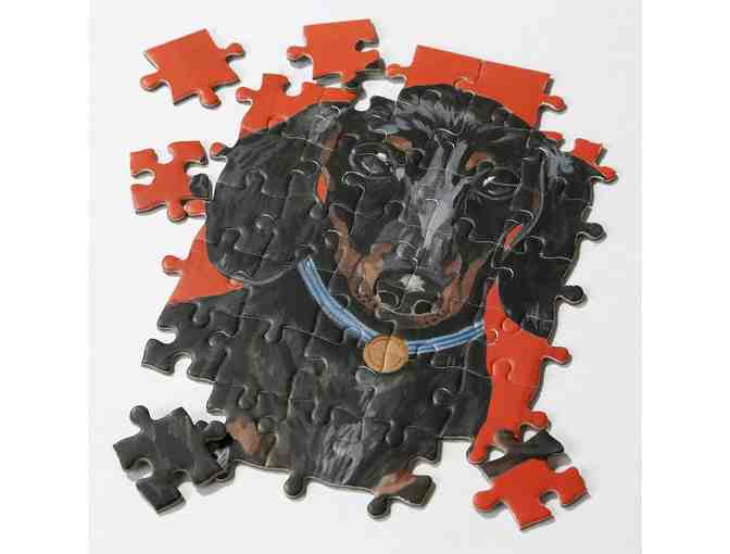 Talking Tables Double Side Dachshund Jigsaw Puzzle, 100 Pieces