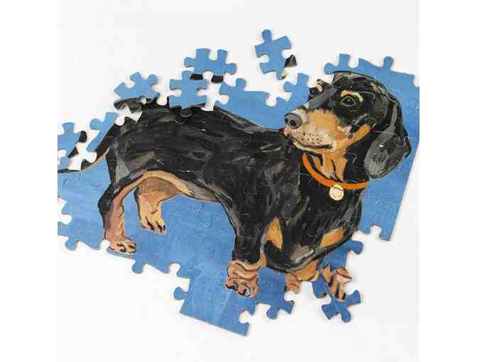 Talking Tables Double Side Dachshund Jigsaw Puzzle, 100 Pieces
