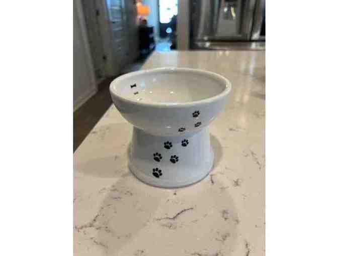 Necoichi Ceramic Elevated Dog Food Bowl, 1.5-cup