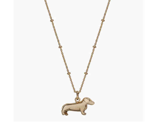 Necklace - Gold Tone Dachshund Necklace by Lauren Conrad