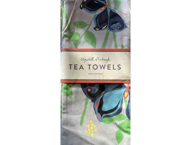 Colorful Tea Towel Set Featuring Artist Elizabeth Grubaugh