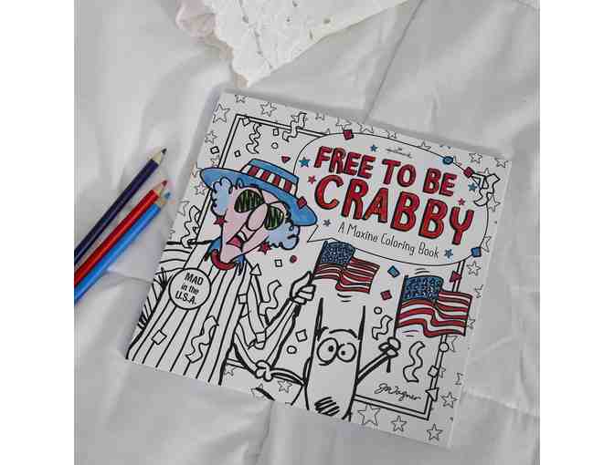 Maxine 'Free to Be Crabby' Coloring Book for Adults-Hallmark Creative Collection-now RARE