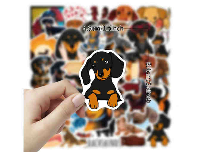 Stickers - 50 Dachshund Stickers - All Different