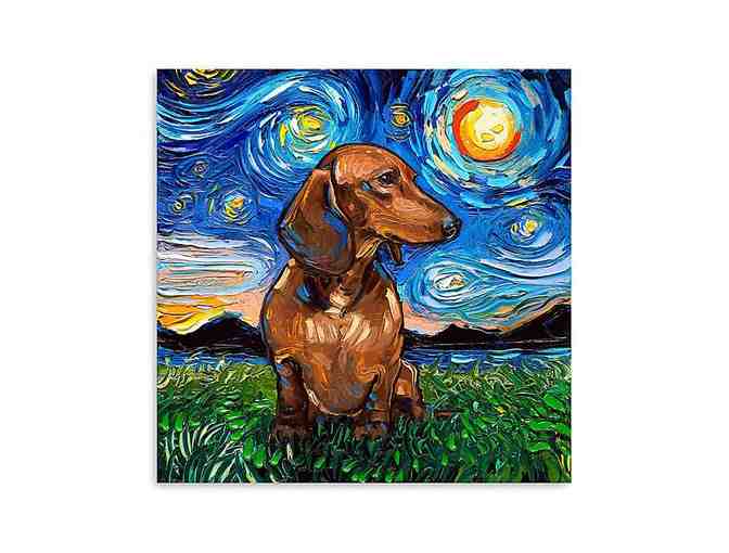 Giclee Print - 13.5" x 13.5" stretched on wood frame - Starry Night! - Photo 1